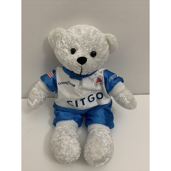 Number 99 CITGO Plush White Bear - Picture 1 of 5